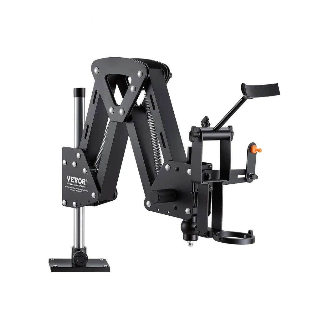 VEVOR Micro Inlaid Mirror Spring Stand Jewelry Microscope Bracket 360° Arm, for Diamond Setting Jewelry Engraving Compatible with Binocular Trinocular Jewelry Microscopes, Multi-Directional Stand Only