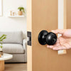 VEVOR 6 Pack Black Door Knobs, Privacy Door Knob with Round Ball, Keyless Exterior & Thumb Turn Lock Interior, All Metal Doorknobs Hardware, Matte Black Modern Design for Bedroom & Bathroom
