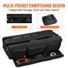 VEVOR Telescope Case, 41", Telescope Large Storage Bag with Fixed Buckles, Multi-Pocket and Detachable Divider, Shock-Absorbent Telescope Carrying Case for Optical Tube & Tripod, Counterweight Pocket