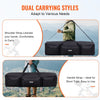 VEVOR Telescope Case, 40.7", Telescope Large Storage Bag with Fixed Buckles, Multi-Pocket & Detachable Divider, Shock-Absorbent Telescope Carrying Case for Optical Tube & Tripod, Counterweight Pocket