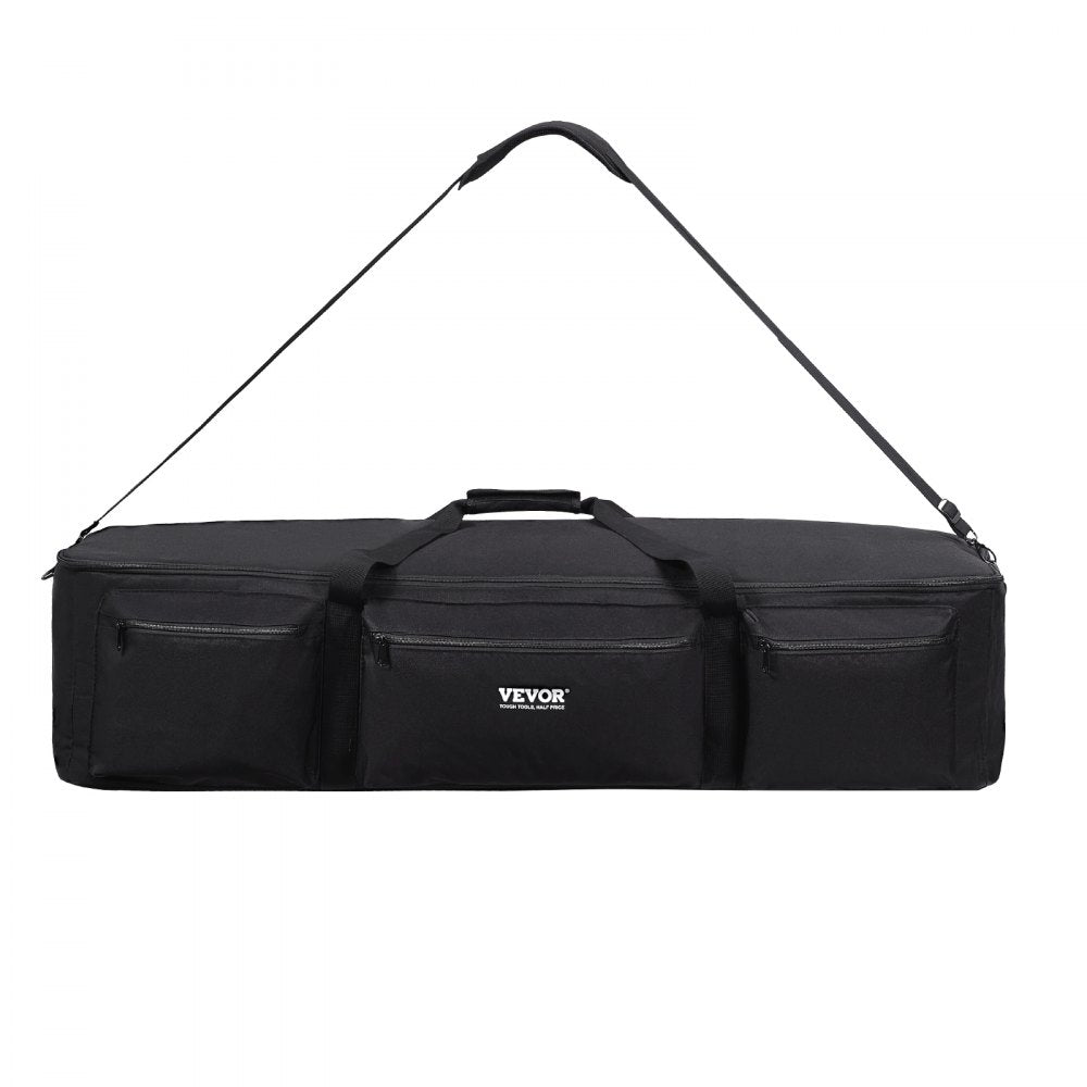 VEVOR Telescope Case, 40.7", Telescope Large Storage Bag with Fixed Buckles, Multi-Pocket & Detachable Divider, Shock-Absorbent Telescope Carrying Case for Optical Tube & Tripod, Counterweight Pocket