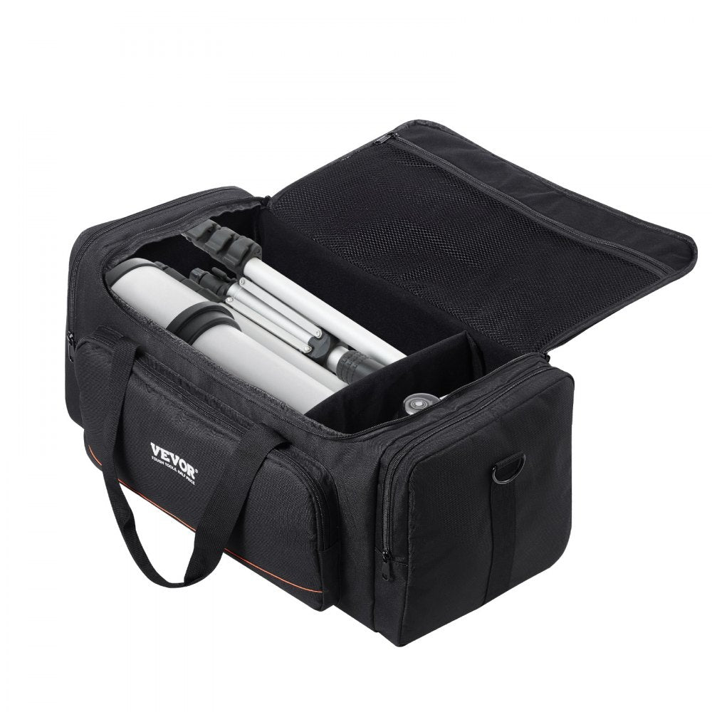 VEVOR Telescope Case, 22 in, Telescope Storage Bag with Fixed Buckles, Multi-Pocket & Detachable Divider for Telescope, Shock-Absorbent Telescope Carrying Case to Easily Secure Optical Tube & Tripod