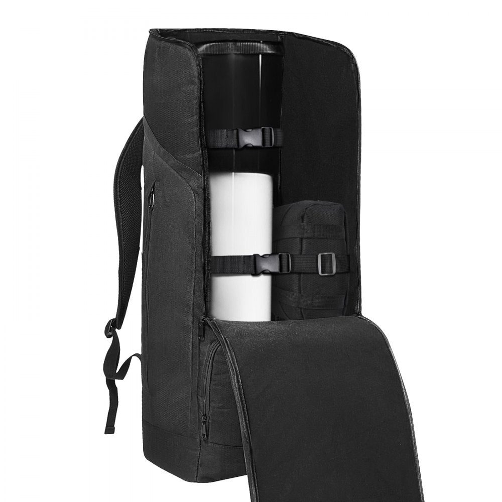 VEVOR Telescope Case, 29.9", Telescope Storage Backpack with Secure Strap, Pockets and Cozy Shoulder Traps, Shock-Absorbent Telescope Carrying Case for Optical Tube & Tripod, Counterweight Pocket