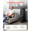VEVOR Floorstanding Speaker, 3-Way, Floor-Standing Tower Speaker with 0.75 in & 1 in Tweeter, Dual 5.25 in Woofers, 145W Peak, 70Hz–20kHz Frequency Response, MDF Enclosure, for Home Audio, Single