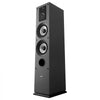 VEVOR Floorstanding Speaker, 3-Way, Floor-Standing Tower Speaker with 0.75 in & 1 in Tweeter, Dual 5.25 in Woofers, 145W Peak, 70Hz–20kHz Frequency Response, MDF Enclosure, for Home Audio, Single