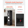 VEVOR Floorstanding Speaker, 2-Way, Floor-Standing Tower Speaker with 1-Inch Tweeter, 6.5-Inch Woofer, 200W Peak Power, 70Hz–20kHz Frequency Response, Durable MDF Enclosure, for Home Audio, Single