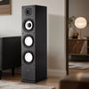 VEVOR Floorstanding Speaker, 2-Way, Floor-Standing Tower Speaker with 1-Inch Tweeter, 6.5-Inch Woofer, 200W Peak Power, 70Hz–20kHz Frequency Response, Durable MDF Enclosure, for Home Audio, Single