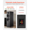 VEVOR floorstanding speaker - connectivity/rear panel overview