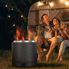 VEVOR Smokeless Fire Pit Stove Bonfire, H: 15.4 in x Dia: 15.7 in ,Wood Burning Fireplaces with Removable Ash Pan, SUS430 Stainless Steel Inner Portable Outdoor Firepit,for Outdoor Patio Camping
