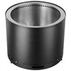 VEVOR Smokeless Fire Pit Stove Bonfire, H: 15.4 in x Dia: 19.3 in ,Wood Burning Fireplaces with Removable Ash Pan, SUS430 Stainless Steel inner Portable Outdoor Firepit, for Outdoor Patio Camping