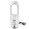 VEVOR Bladeless Tower Fan, 80° Oscillating Standing Fan, 8 Speeds & 9-Hour Timer, 15.42 ft High Velocity Floor Air Circulator, Powerful Airflow with Remote for Bedroom, Living Room, Home, Office,White