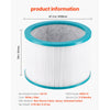 VEVOR Replacement Filter for Tower Fan, Multi-Layers Air Purifier Filter Replacement with High-Density HEPA and Activated Carbon, ideal for Capturing Pollen, Pet Hairs, Smokes and Harmful Odors