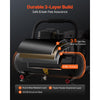 VEVOR Air Compressor, 1 Gallon Steel Tank, 1HP 1.5 CFM 90PSI Oil Free Air Compressor & Max. 120PSI Pressure, 78dB Ultra Quiet Portable Compressor, for Auto Repair, Tire Inflation, Spray Painting