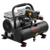 VEVOR Air Compressor, 1 Gallon Steel Tank, 1HP 1.5 CFM 90PSI Oil Free Air Compressor & Max. 120PSI Pressure, 78dB Ultra Quiet Portable Compressor, for Auto Repair, Tire Inflation, Spray Painting