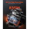 VEVOR Air Compressor, 2 Gallon Steel Tank, 1HP 2.1 CFM 8bar Oil Free Air Compressor & Max. 120PSI Pressure, 81dB Ultra Quiet Portable Compressor, for Auto Repair, Tire Inflation, Spray Painting
