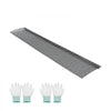 VEVOR Gutter Guard, 6 in Powder-Coated Steel Gutter Screen, Heavy-Duty 120 ft Length, 0.04 in Thickness, Leaf Guard for Debris and Leaves, Easy DIY Install, Fits 6" Standard Systems, 40 Pack, Black