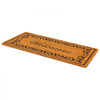 VEVOR Door Mat, Welcome Doormat for Outdoor Entrance, 29.5" x 17" All-Weather Faux Coir Entryway Mat with Non-Slip Backing, Low-Profile & Easy-to-Clean Front Door Mats for Garage, Backyard, Patio