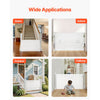VEVOR Retractable Baby Gate, Extends to 57 inch Wide, 38.5 inch Tall, with Security Lock, Easy to Use, Walk Through Without Tripping, Mesh Dog Gate for Stairs, Hallways, Indoor/Outdoor, White