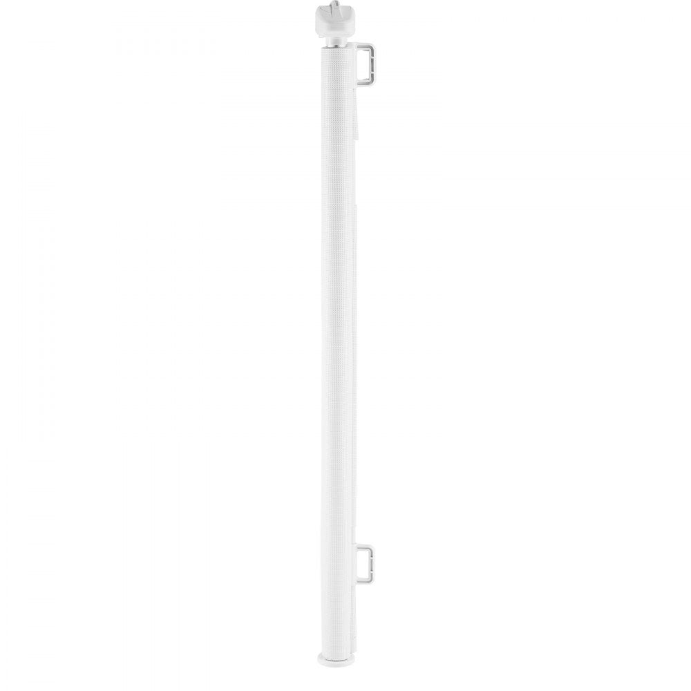 VEVOR Retractable Baby Gate, Extends to 72.8 inch Wide, 31.3 inch Tall, with Security Lock, Easy to Use, Walk Through Without Tripping, Mesh Dog Gate for Stairs, Hallways, Indoor/Outdoor, White