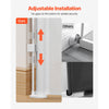 VEVOR Retractable Baby Gate, 34 inch Tall, Extends up to 71 inch Wide, Retractable Gate for Kids or Pets, Mesh Material, Easy to Install for Indoor Stairs, Doorways, Hallways, Playrooms, White
