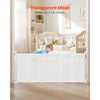 VEVOR Retractable Baby Gate, 34 inch Tall, Extends up to 71 inch Wide, Retractable Gate for Kids or Pets, Mesh Material, Easy to Install for Indoor Stairs, Doorways, Hallways, Playrooms, White
