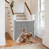 VEVOR Retractable Baby Gate, 34 inch Tall, Extends up to 55 inch Wide, Retractable Gate for Kids or Pets, Mesh Material, Easy to Install for Indoor Stairs, Doorways, Hallways, Playrooms, Gray