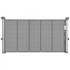 VEVOR Retractable Baby Gate, 34 inch Tall, Extends up to 55 inch Wide, Retractable Gate for Kids or Pets, Mesh Material, Easy to Install for Indoor Stairs, Doorways, Hallways, Playrooms, Gray