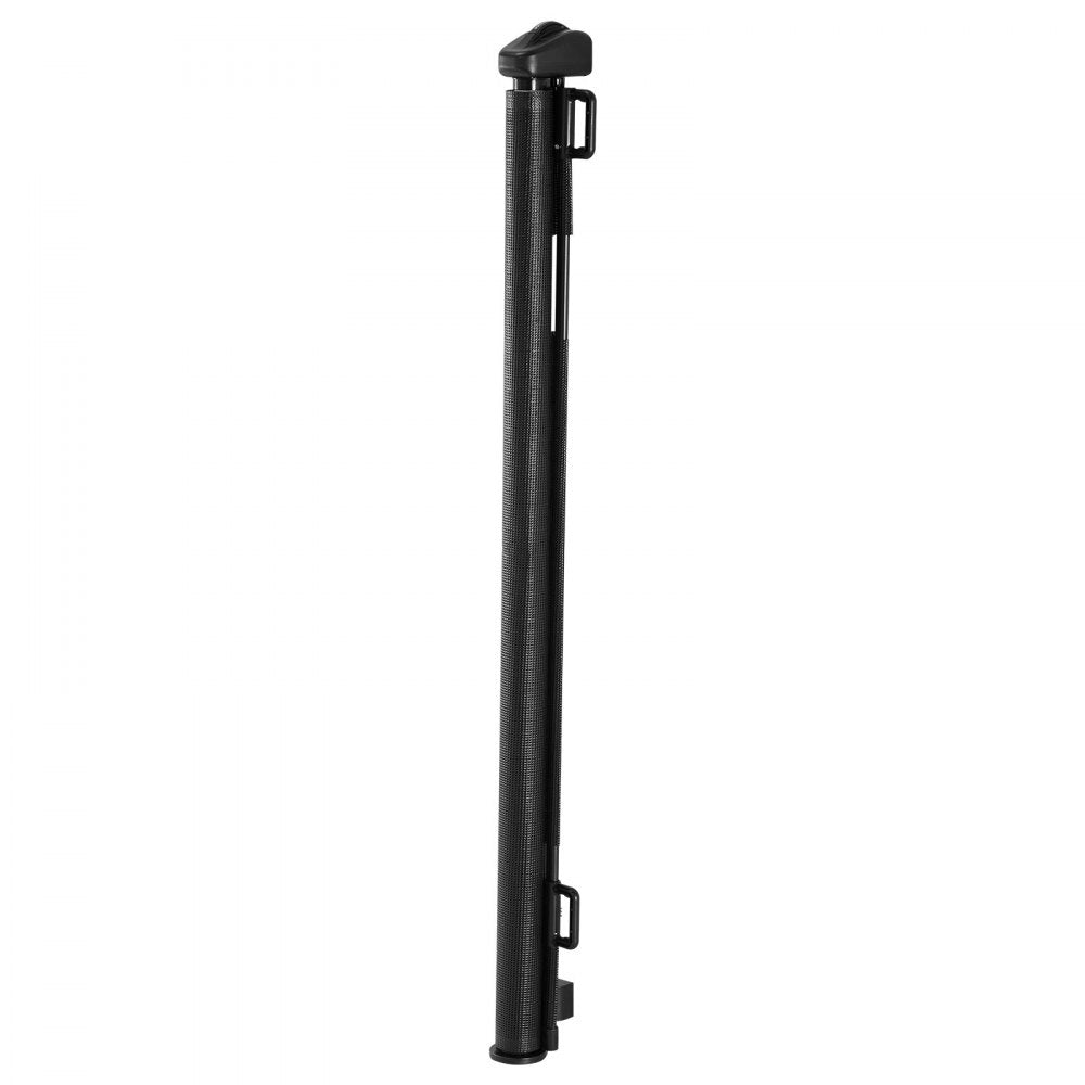VEVOR Retractable Baby Gate, Extends to 57 inch Wide, 38.5 inch Tall, with Security Lock, Easy to Use, Walk Through Without Tripping, Mesh Dog Gate for Stairs, Hallways, Indoor/Outdoor, Black
