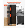VEVOR Retractable Baby Gate, 34 inch Tall, Extends up to 71 inch Wide, Retractable Gate for Kids or Pets, Mesh Material, Easy to Install for Indoor Stairs, Doorways, Hallways, Playrooms, Black