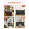 VEVOR Retractable Baby Gate, Extends to 72.8 inch Wide, 38.5 inch Tall, with Security Lock, Easy to Use, Walk Through Without Tripping, Mesh Dog Gate for Stairs, Hallways, Indoor/Outdoor, Black