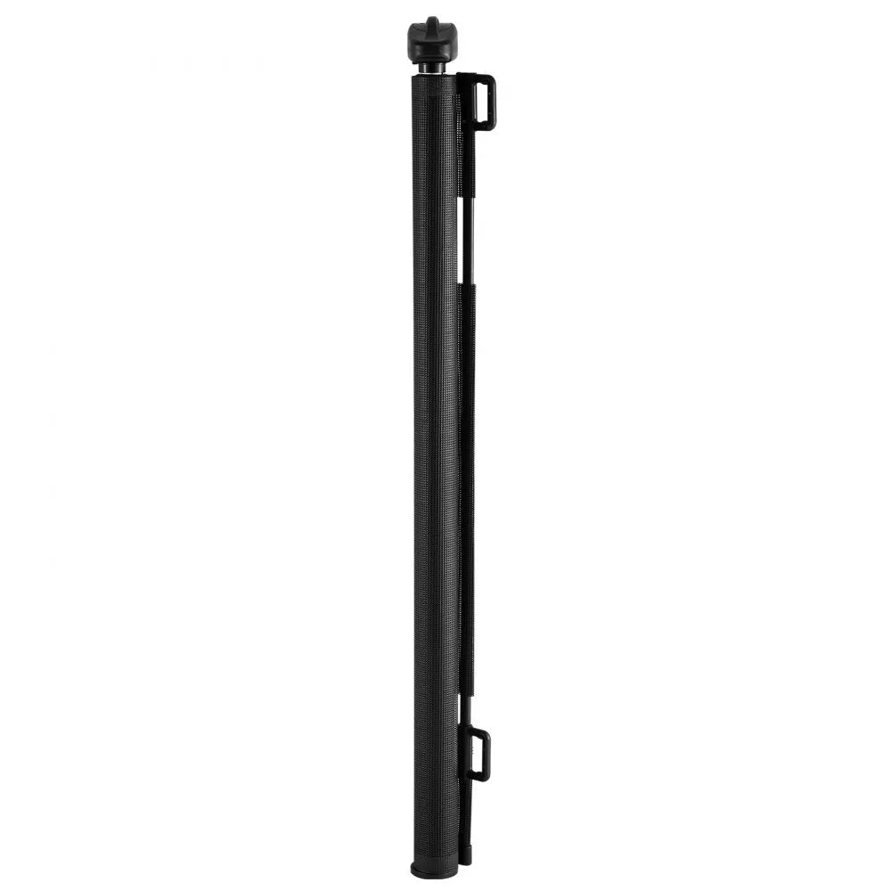 VEVOR Retractable Baby Gate, Extends to 72.8 inch Wide, 38.5 inch Tall, with Security Lock, Easy to Use, Walk Through Without Tripping, Mesh Dog Gate for Stairs, Hallways, Indoor/Outdoor, Black