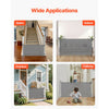 VEVOR Retractable Baby Gate, Extends to 72.8 inch Wide, 31.3 inch Tall, with Security Lock, Easy to Use, Walk Through Without Tripping, Mesh Dog Gate for Stairs, Hallways, Indoor/Outdoor, Gray