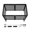 VEVOR Freestanding Dog Gate 29" Tall 6-Panel Foldable Mesh Pet Gate Black, For Stairs Doorways, Breathable and Soft Mesh, Freestanding or Wall Mount, Flexible Shapes, Extra-Wide Design, Easy to Store