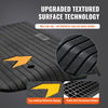 VEVOR Upgraded Rubber Threshold Ramp, 3" Rise Door Ramp with 1 Channel, Natural Rubber Car Ramp with Non-Slip Textured Surface, 33069 lbs Load Capacity Curb Ramp for Wheelchair and Scooter