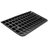 VEVOR Upgraded Rubber Threshold Ramp, 3" Rise Door Ramp with 1 Channel, Natural Rubber Car Ramp with Non-Slip Textured Surface, 33069 lbs Load Capacity Curb Ramp for Wheelchair and Scooter