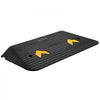 VEVOR Upgraded Rubber Threshold Ramp, 3" Rise Door Ramp with 1 Channel, Natural Rubber Car Ramp with Non-Slip Textured Surface, 33069 lbs Load Capacity Curb Ramp for Wheelchair and Scooter