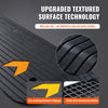 VEVOR Upgraded Rubber Threshold Ramp, 1.5" Rise Wheelchair Ramp Doorway, Natural Curb Ramp Rated 33069 lbs Load Capacity, Non-Slip Textured Surface Rubber Curb Ramp for Wheelchair and Scooter