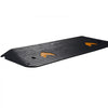 VEVOR Upgraded Rubber Threshold Ramp, 1.5" Rise Wheelchair Ramp Doorway, Natural Curb Ramp Rated 33069 lbs Load Capacity, Non-Slip Textured Surface Rubber Curb Ramp for Wheelchair and Scooter