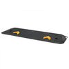 VEVOR Upgraded Rubber Threshold Ramp, 1" Rise Wheelchair Ramp Doorway, Natural Curb Ramp Rated 33069 lbs Load Capacity, Non-Slip Textured Surface Rubber Curb Ramp for Wheelchair and Scooter