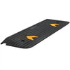 VEVOR Upgraded Rubber Threshold Ramp, 1" Rise Wheelchair Ramp Doorway, Natural Curb Ramp Rated 33069 lbs Load Capacity, Non-Slip Textured Surface Rubber Curb Ramp for Wheelchair and Scooter