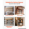 VEVOR Lumber Rack, 3-Tier 2-Pack 110 lbs per Tier, Foldable Wood Storage, Wall-mounted for Garages, Workshops, Warehouse, Basement, Heavy-Duty Cantilever Arms, Locking Pins, Steel, Orange & Black