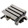 VEVOR Tilting Milling Table 7x5inch Tilting Angle Milling Machine 0-45°Adjustable Swivel Angle Plate with 3 T-slots and an Adjustable Crank Handle Heavy Duty Tilting Milling Machine for Grinding