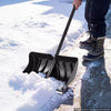 VEVOR Snow Shovel for Driveway 22" Wide Plastic Shovel with D-Grip Handle, for Home Garden Camping Outdoor Use, Aluminum Strip, Large Capacity Lightweight Snow Removal Tool with Extended Steel Handle