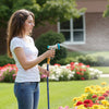 VEVOR Hose Nozzle, 10 Adjustable Spray Patterns, Metal Water Hose Nozzle with Comfortable Ergonomic Grip, Garden Hose Nozzle Sprayer with Flow Control for Watering Plants & Lawns, Washing Cars & Pets