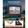 VEVOR 18FT Inflatable Movie Screen, Inflatable Projector Screen with Portable Storage Bag, 16:9 Easy Set Up Movie Projection for Outdoor Backyard, Home Theater, Theme Party