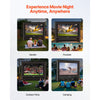 VEVOR 18FT Inflatable Movie Screen, Inflatable Projector Screen with Portable Storage Bag, 16:9 Easy Set Up Movie Projection for Outdoor Backyard, Home Theater, Theme Party