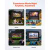 VEVOR 16FT Inflatable Movie Screen, Inflatable Projector Screen with Portable Storage Bag, 16:9 Easy Set Up Movie Projection for Outdoor Backyard, Home Theater, Theme Party