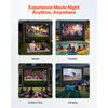 VEVOR 20FT Inflatable Movie Screen, Inflatable Projector Screen with Portable Storage Bag, 16:9 Easy Set Up Movie Projection for Outdoor Backyard, Home Theater, Theme Party