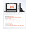 VEVOR 20FT Inflatable Movie Screen, Inflatable Projector Screen with Portable Storage Bag, 16:9 Easy Set Up Movie Projection for Outdoor Backyard, Home Theater, Theme Party