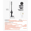 VEVOR Vacuum Stand, Compatible With Dyson V7 V8 V10 V11 V12 V15 SV10 SV12 SV14 SV18 SV21 Upright Vacuum Cleaners & Accessories, Stable Vacuum Stand Holder with 3 Clips and Adjustable Height